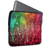 Glittery (looking) Laptop Computer Electronics Bag ラップトップスリーブ (正面右)