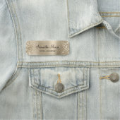 Glittery Pale Gold Foil 名札 (インサイチュ)