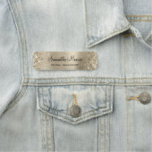 Glittery Pale Gold Foil 名札 (インサイチュ)