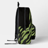 Glittery Zebra Pattern  Printed Backpack プリントバックパック (左)