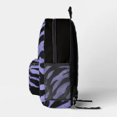 Glittery Zebra Pattern  Printed Backpack プリントバックパック (右)