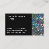 Glitzタイル数々の – カラー2黒 名刺 (裏面)