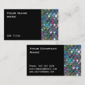 Glitzタイル数々の – カラー2黒 名刺 (正面/裏面)