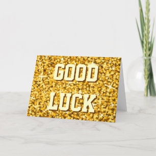Glitz "金ゴールド" 'Good Luck'カード カード