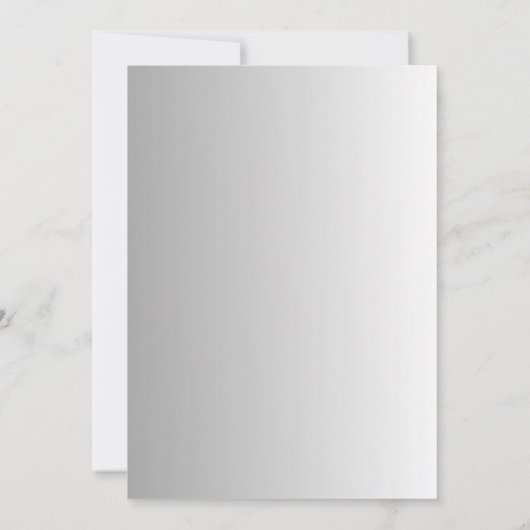 Glitz and Glam Silver Disco Birthday 招待状 (裏面)