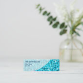 Glitz Blue Curve名刺スキニー スキニー名刺 (スタンド正面)