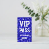 Glitz Dark Blue 'VIP PASS'名刺 名刺 (スタンド正面)