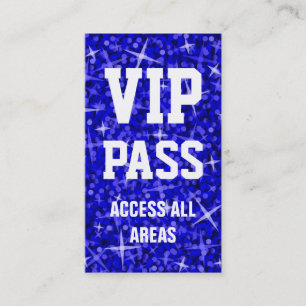 Glitz Dark Blue 'VIP PASS'名刺 名刺