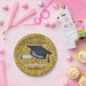 Glitz! Fun, Custom Graduation ペーパープレート (パーティー)