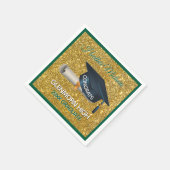 Glitz! Fun, Custom Graduation Paper Napkin スタンダードカクテルナプキン (角)