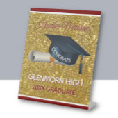 Glitz! Fun, Custom Graduation Party 台座サイン