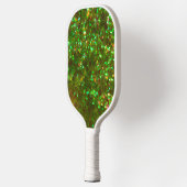 Glitz green glam glitter pickleball paddles!   ピックルボールラケット (左)