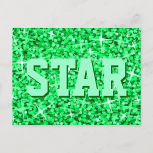 Glitz Green 'STAR'ポストカード ポストカード