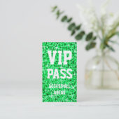 Glitz Green 'VIP PASS'名刺 名刺 (スタンド正面)