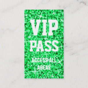 Glitz Green 'VIP PASS'名刺 名刺