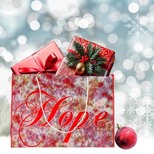 Glitz in Peppermint  ラージペーパーバッグ