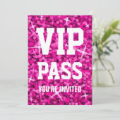 Glitz Pink 'VIP PASS'の招待 招待状 (スタンド正面)