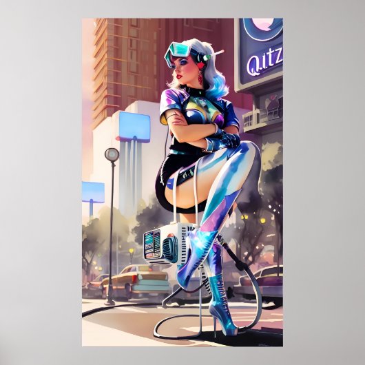 Glitz、Qitz、Glamor Ken Gage Art ポスター (正面)