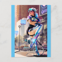 Glitz、Qitz、Glamor Ken Gage Art ポストカード