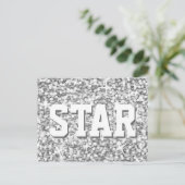 Glitz "Silver" 'STAR'ポストカード ポストカード (スタンド正面)