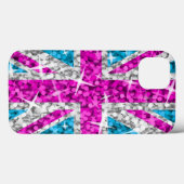 Glitz UKピンク印刷iPhoneケース Case-Mate iPhoneケース (裏面 (横))