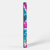 Glitz UKピンク印刷iPhoneケース iPhoneケース (右側面)