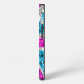 Glitz UKピンク印刷iPhoneケース iPhoneケース (左側面)