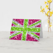 Glitz UKライム「ハッピーバースデー」グリーティングカード カード (黄色い花)