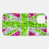 Glitz UKライムiPhoneケース Case-Mate iPhoneケース (裏面 (横))