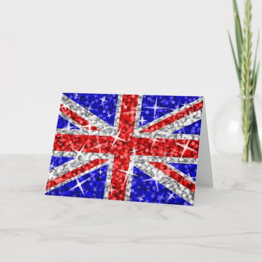 Glitz UK 'ハッピーバースデー'グリーティングカード カード (正面)