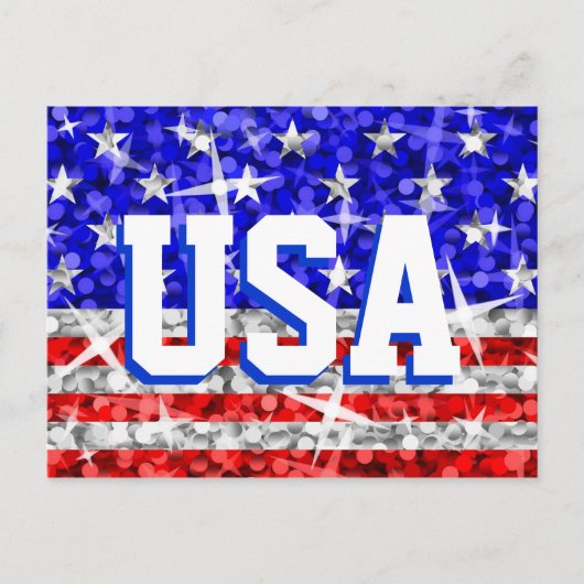 Glitz USA 'USA'ポストカード ポストカード (正面)