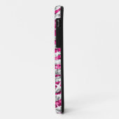 Glitz ZebraピンクモノグラムiPhoneブラック Case-Mate iPhoneケース (裏面/左)