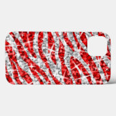 Glitz Zebra Red iPhoneケース Case-Mate iPhoneケース (裏面 (横))