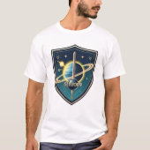 Glitzor9「パイロットの子午線」クレスト Tシャツ (正面)