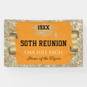 Glitzy 50th Class Reunion Banner 横断幕 (横)