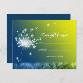 Glitzy Dandelionビジネスギフト証明書 (正面/裏面)