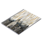 Glitzy Gold Silver Celebrate City ノートブック (左側)