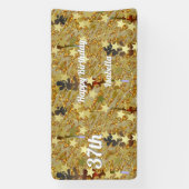 Glitzy Sparkling Happy Any Age Birthday 横断幕 (縦)