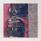 GlitzyAnimal_Dog_002_by_JAMColors ジグソーパズル (横)