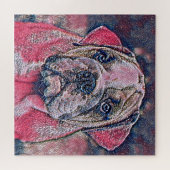 GlitzyAnimal_Dog_007_by_JAMColors ジグソーパズル (横)