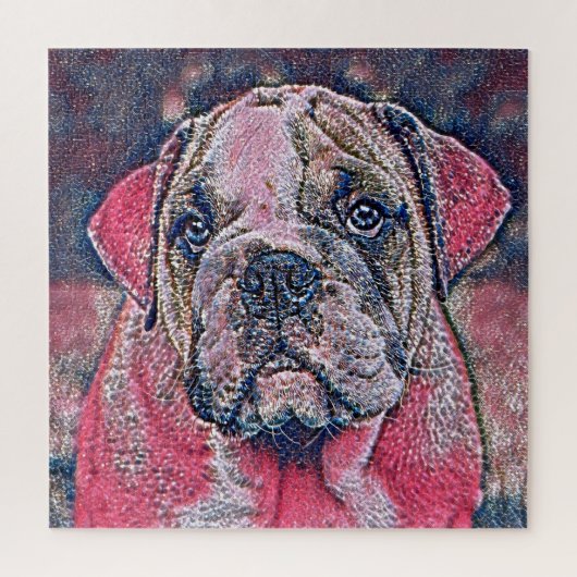 GlitzyAnimal_Dog_007_by_JAMColors ジグソーパズル (縦)