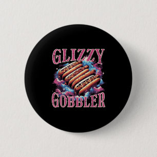 Glizzy Gobbler ホットドッグ 楽しい メメ 食べ物 メンズ レディース B 缶バッジ