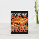 Glizzy Gobbler Funny Wiener Hot Dog Meme Bootleg G カード (正面)