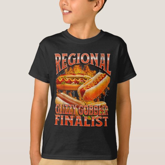 Glizzy Gobbler Funny Wiener Hot Dog Meme Bootleg G Tシャツ (正面)