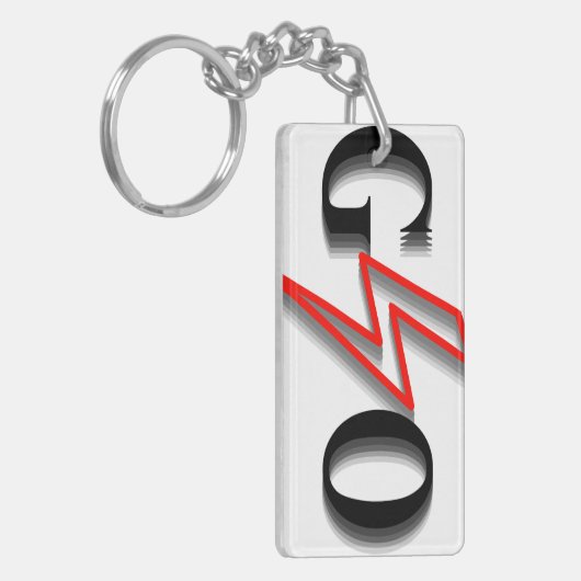 GLO鎖 キーホルダー (正面左)