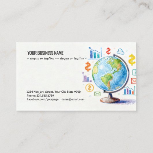 Global Business and Finance Network 名刺 (裏面)
