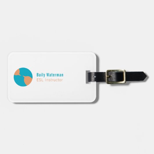 Global Communications Icon ラゲッジタグ (正面横)