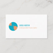 Global Communications Icon 名刺 (正面)