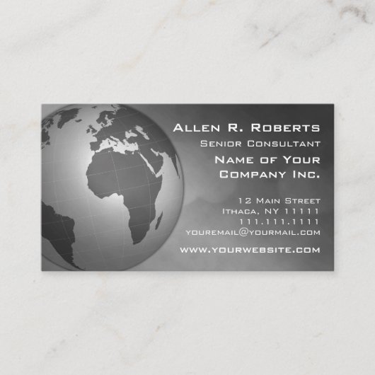 global Corporate International Trading Company 名刺 (正面)