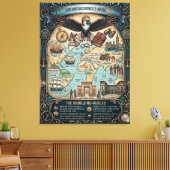 Global Exploration Chronicles キャンバスプリント (インサイチュ (リビング))